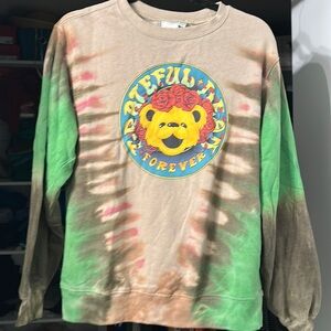 Grateful Dead Tie dye crew neck sweatshirt